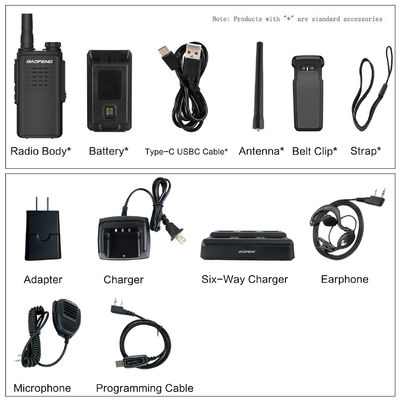 Baofeng W31E Talkie Walkie 5Watt Potencia de salida 4.2V Tensión de funcionamiento para profesionales