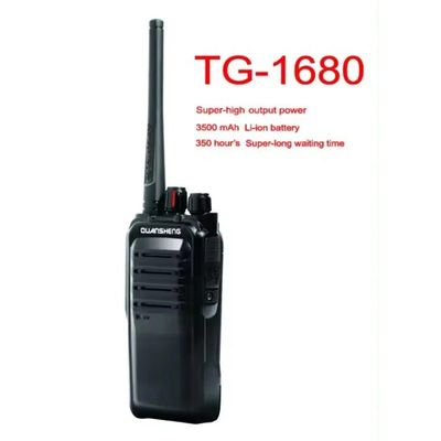 Quansheng Tg-1680 PC Programable de energía ajustable Walkie Talkie Productos para 295g de peso
