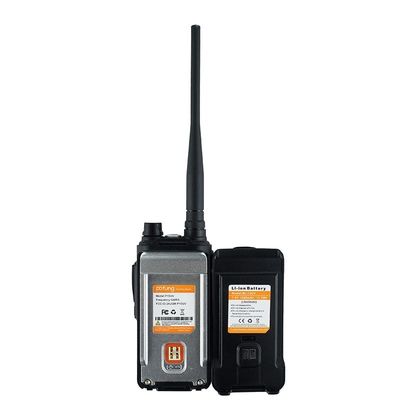 110x58x32mm Baofeng UV-13 portátil UHF VHF de banda doble Walkie Talkie aficionado en negro