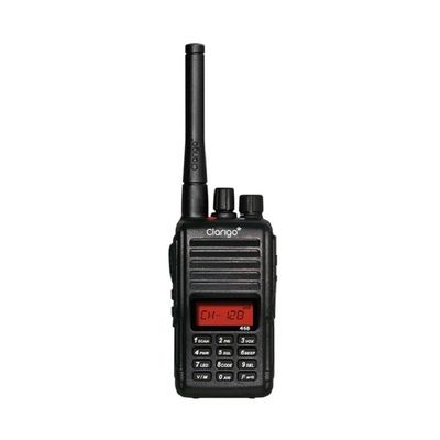 128 Canal de almacenamiento VHF UHF Clarigo 468 IP54 Walkie Talkie a prueba de agua y polvo