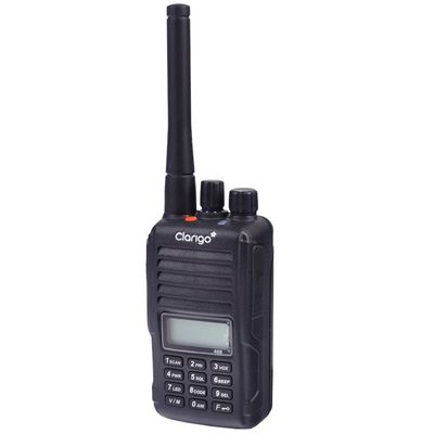 128 Canal de almacenamiento VHF UHF Clarigo 468 IP54 Walkie Talkie a prueba de agua y polvo