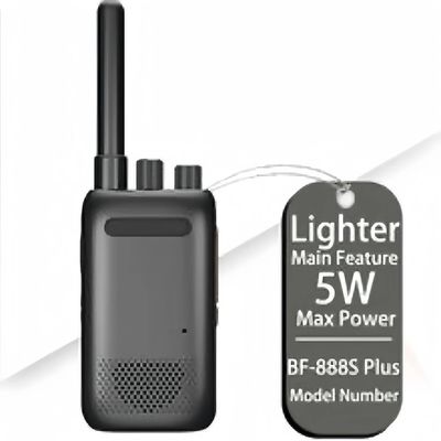 Nivel de resistencia al agua IPX6 2W 4W 5W Walkie Talkie para sitios de construcción y fábricas