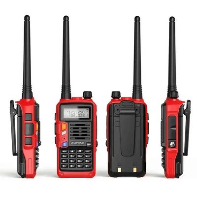Capacidad de batería de 2200mAh UV-S9plus Walkie-Talkie portátil para frecuencia VHF UHF en 2024