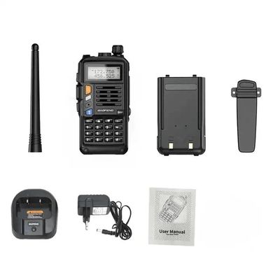 Capacidad de batería de 2200mAh UV-S9plus Walkie-Talkie portátil para frecuencia VHF UHF en 2024