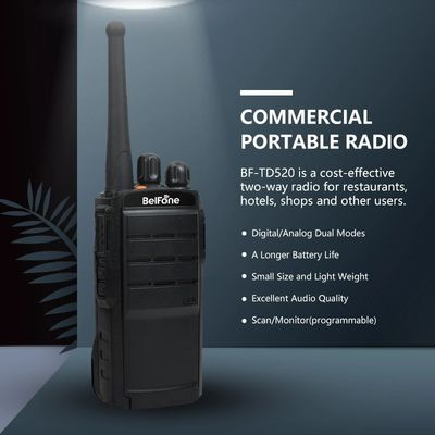 216g Directo Bf-TD520 DMR Radio Walkie-Talkie A precio asequible con 128 canales de almacenamiento