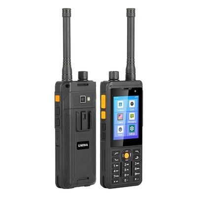Radio de intercomunicación inteligente 4G recta con pantalla de 2,8 pulgadas y tipo de frecuencia VHF UHF