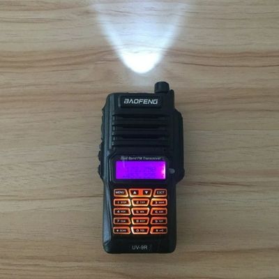 VHF UHF Walkie Talkie de jamón Buques Alta potencia de salida Radio comunicador de largo alcance UV-9r