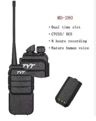 5W Tyt MD-280 Dmr Walkie Talkie con receptor y transmisor de función Superhet en 2024