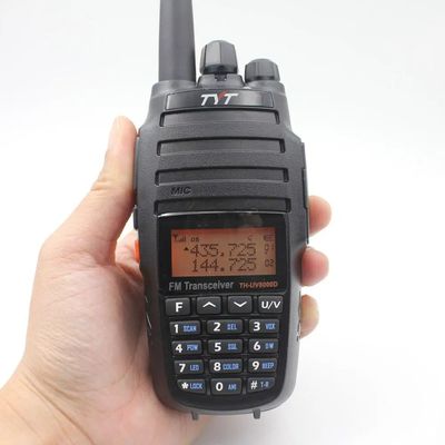 VHF UHF Walkie-Talkie de banda doble ligero con función de repetidor de banda cruzada de 10 W