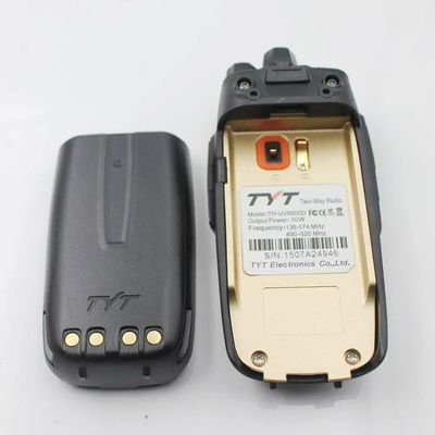 VHF UHF Walkie-Talkie de banda doble ligero con función de repetidor de banda cruzada de 10 W