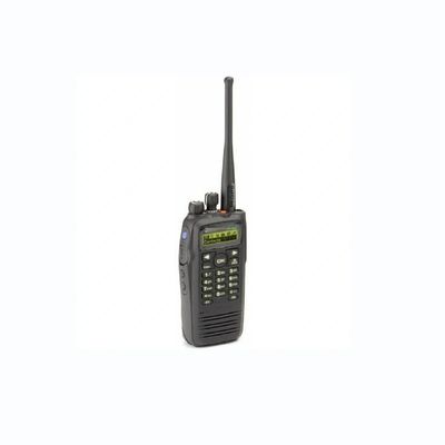 Radio digital portátil UHF/VHF Walkie-Talkie con voltaje de funcionamiento de 7,4 V en negro