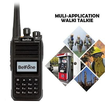 Black Belfone Bf-Td515 VHF UHF Radio de largo alcance 5W portátil inalámbrico de dos vías comercial
