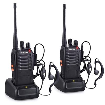 Tipo de terminal portátil UHF Radio Walkie-Talkies Bf-888s Directo para el rango de conversación de 0-10KM