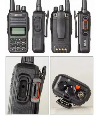 136-174MHz/400-470MHz Rango de frecuencia Directo DMR Radio portátil para necesidades comerciales