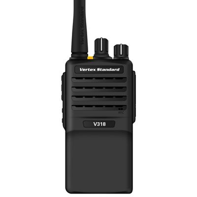 Manténgase conectado en sus aventuras al aire libre con el walkie-talkie negro portátil V318