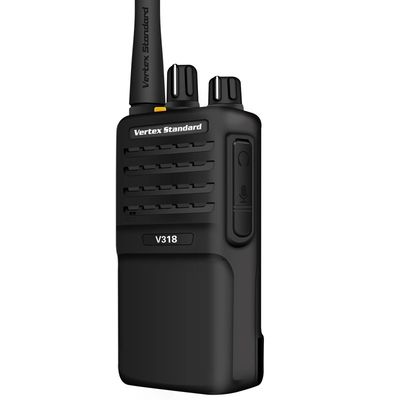 Manténgase conectado en sus aventuras al aire libre con el walkie-talkie negro portátil V318