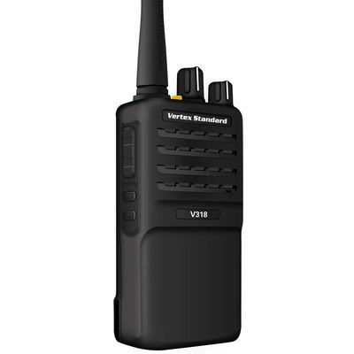 Manténgase conectado en sus aventuras al aire libre con el walkie-talkie negro portátil V318