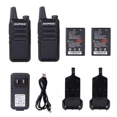 3.7V Radio para niños Mini Walkie-Talkie VHF UHF Radio portátil de dos vías Baofeng Bf-T7