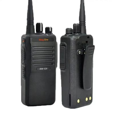 EVX-C31 Intercomunicador portátil digital analógico de doble uso con batería Li-on y otra potencia de salida