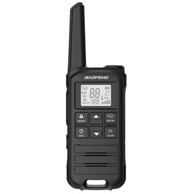 Nivel de resistencia al agua IPX5 Mini Walkie-Talkie Baofeng FR-22A con cabello recto