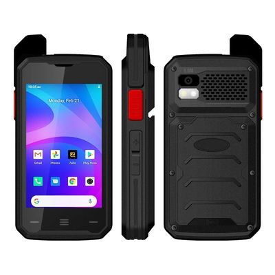 Negro Uniwa F101 4 pulgadas pantalla táctil Zello IP65 impermeable Poc Radio 4G Android Walkie Talkie con NFC y botón Sos En 2024