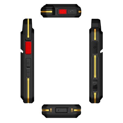 Negro Uniwa F101 4 pulgadas pantalla táctil Zello IP65 impermeable Poc Radio 4G Android Walkie Talkie con NFC y botón Sos En 2024