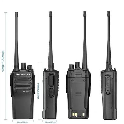 138*61*38MM Baofeng Bf-1909 10W UHF Ham Radio Intercom Transceptor Tipo C Walkie Talkie