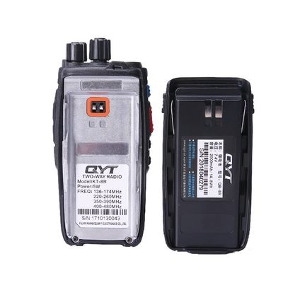 Productos de Walkie Talkie de estilo Qyt Kt-8r de larga distancia pantalla a color de banda cuadrada de mano