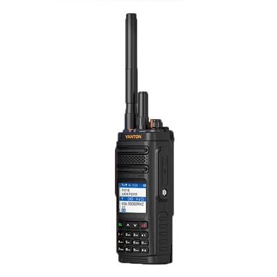 Red pública Walkie Talkie Yanton T-X780 Modo doble con función de alarma 194g Negro