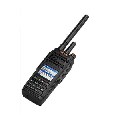 Red pública Walkie Talkie Yanton T-X780 Modo doble con función de alarma 194g Negro