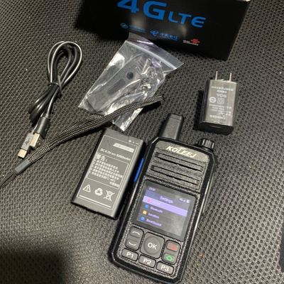 Walkie Talkie 4G portátil con GPS, tarjeta SIM WCDMA WiFi Bluetooth y Zello inalámbrico
