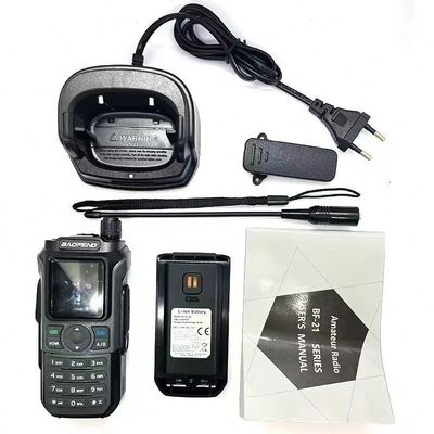 Baofeng UV-21 WalkieTalkie Radio portátil de jamón con tipo C y batería estándar de 1400MAH