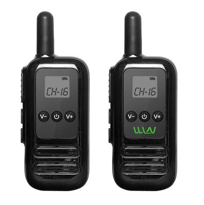 Negro WLN KD-C90 Mini DMR portátil Walkie Talkie Comunicación a larga distancia hecha fácil
