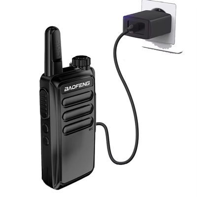 GMRS Walkie Talkie 400-470MHz 16 canal 3.7V portátil 3-6km 2200mAh capacidad de la batería
