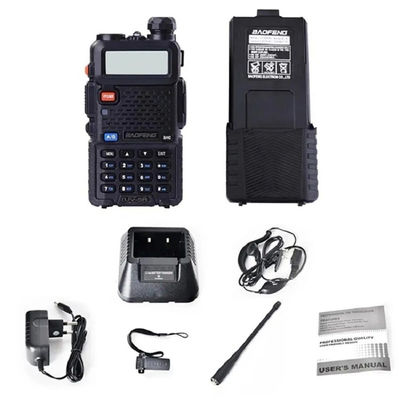 5 a 10 km de alcance de voz de alerta de emergencia de banda doble GMRS Walkie Talkie Radio bidireccional para exteriores
