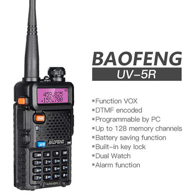136-174/400-520MHz Rango de frecuencia Walkie Talkie inalámbrico portátil para la comunicación en equipo