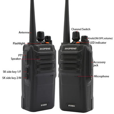 Talkie Walkie portátil inalámbrico de 400-480MHz Tipo GMRS con canal de almacenamiento de 16CH
