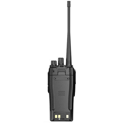 Walkie Talkie portátil inalámbrico negro con señal estable y diseño resistente a caídas