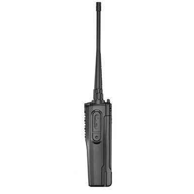 Walkie Talkie portátil inalámbrico negro con señal estable y diseño resistente a caídas