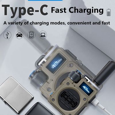 400-470 Walkie-Talkies con tarjeta SIM de rango de frecuencia para teléfonos móviles GSM globales de largo alcance