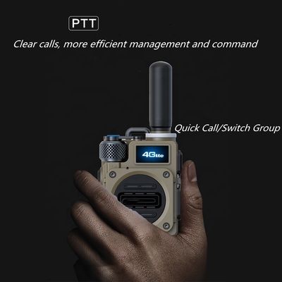 400-470 Walkie-Talkies con tarjeta SIM de rango de frecuencia para teléfonos móviles GSM globales de largo alcance