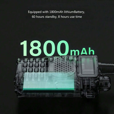 128 canales Baofeng UV-5R Walkie-Talkie Resistente al agua 5-10KM Rango de frecuencia VHF UHF