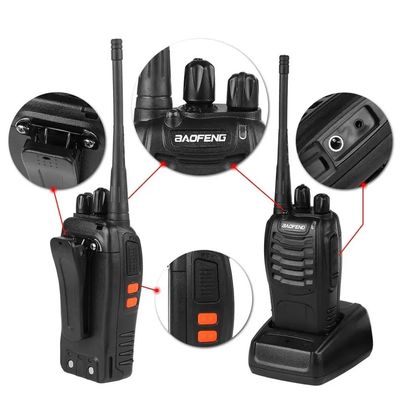 BF Baofeng 888 Batería de litio Walkie-Talkie bidireccional para niños Bluetooth Walkie-Talkie