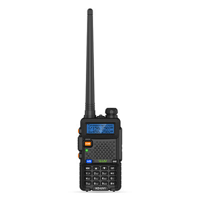 283.4g Walkie Talkie de largo alcance KD-UV1 de dos bandas UHF400-470MHz VHF136-174MHz Molde privado