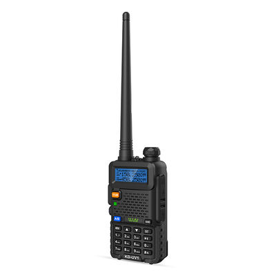 283.4g Walkie Talkie de largo alcance KD-UV1 de dos bandas UHF400-470MHz VHF136-174MHz Molde privado