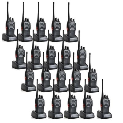 BF-888S Baofeng 5W Walkie Talkie con capacidad de batería de 1500mAh y tipo de frecuencia UHF