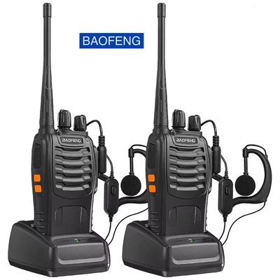 BF-888S Baofeng 5W Walkie Talkie con capacidad de batería de 1500mAh y tipo de frecuencia UHF