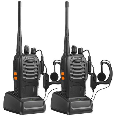 BF-888S Baofeng 5W Walkie Talkie con capacidad de batería de 1500mAh y tipo de frecuencia UHF
