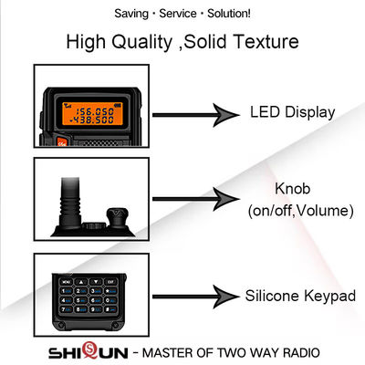 Baofeng UV-5R Plus Transceptor de radio Tri-Power con carga por USB-C