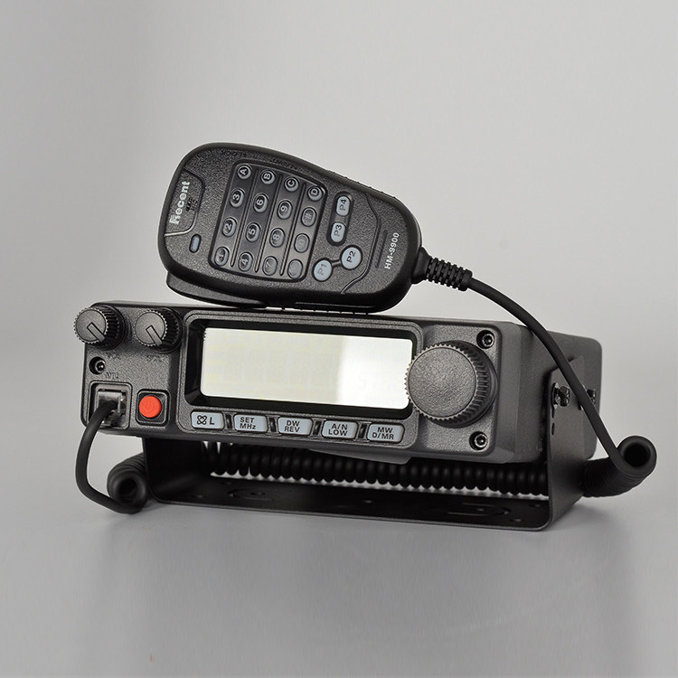 Radio de automóvil de alta potencia de 80W RS-958 banda única VHF Walkie Talkie montado en vehículo 100 km